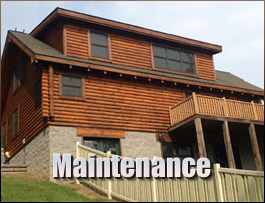  Lewisville, North Carolina Log Home Maintenance